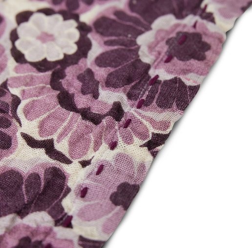 Cotton napkins- Floral burgundy (set of 2) - Urban Nest