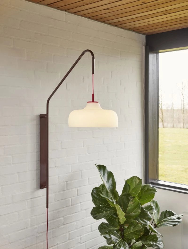 Current Wall Light Red/Maroon - Urban Nest