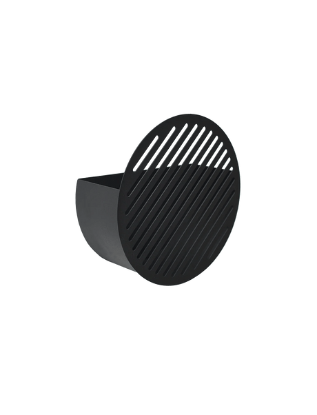 Diagonal wall basket - black - Urban Nest