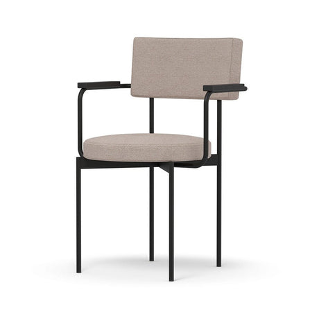 Dining armchair black - upminster - Urban Nest