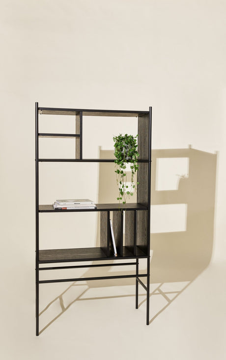 Divide Shelf Unit Black - Urban Nest