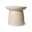 Earthenware side table L - Cream - Urban Nest