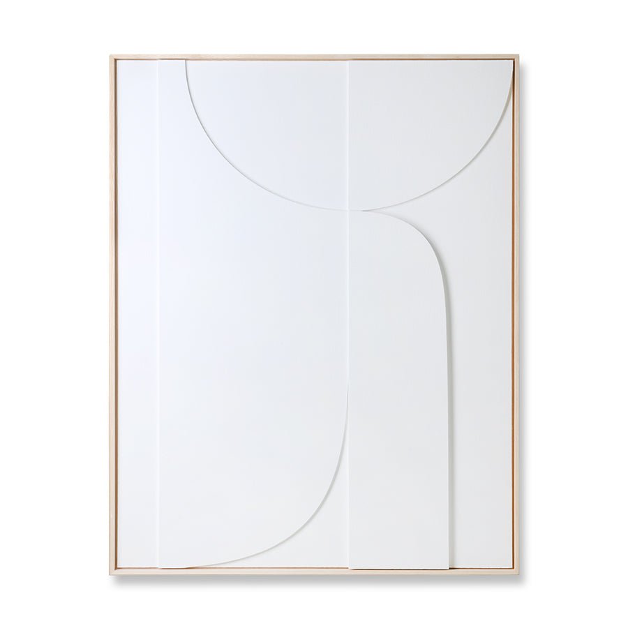 Framed relief art panel B - XL - Urban Nest