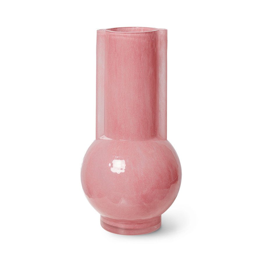 Glass vase flamingo pink - Urban Nest