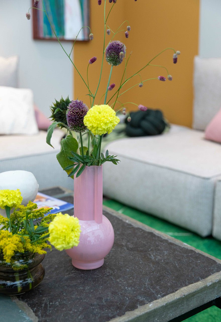 Glass vase flamingo pink - Urban Nest