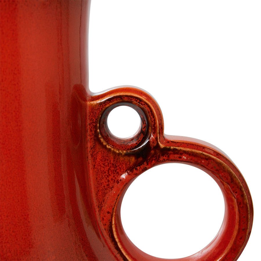 Grand table lamp base - Glazed orange - Urban Nest