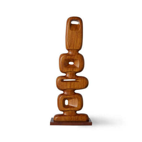 Hand carved wooden sculpture - Urban Nest