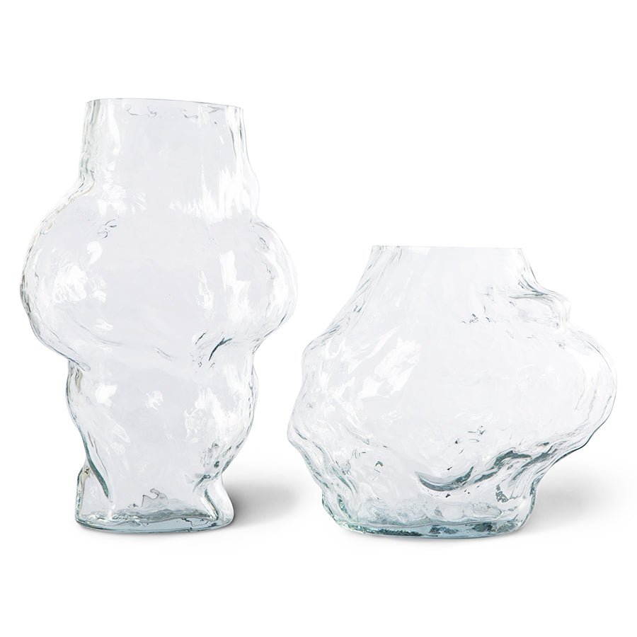HK objects: cloud vase - clear glass | high - Urban Nest