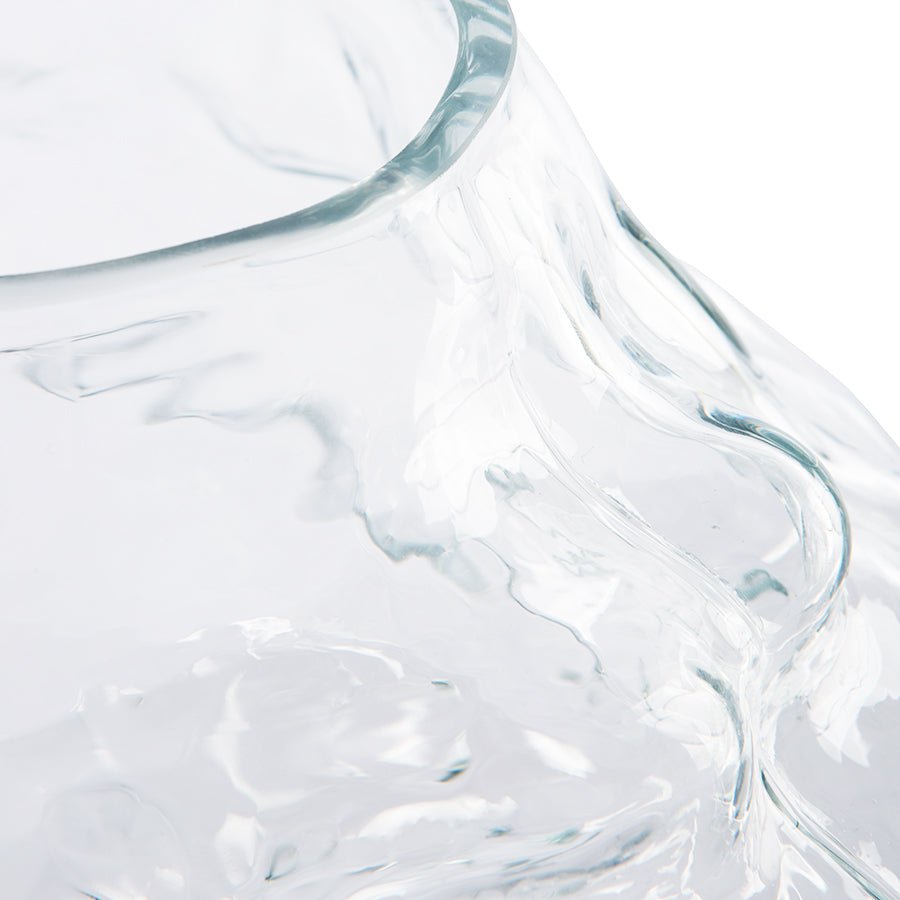 HK objects: cloud vase - clear glass | low - Urban Nest