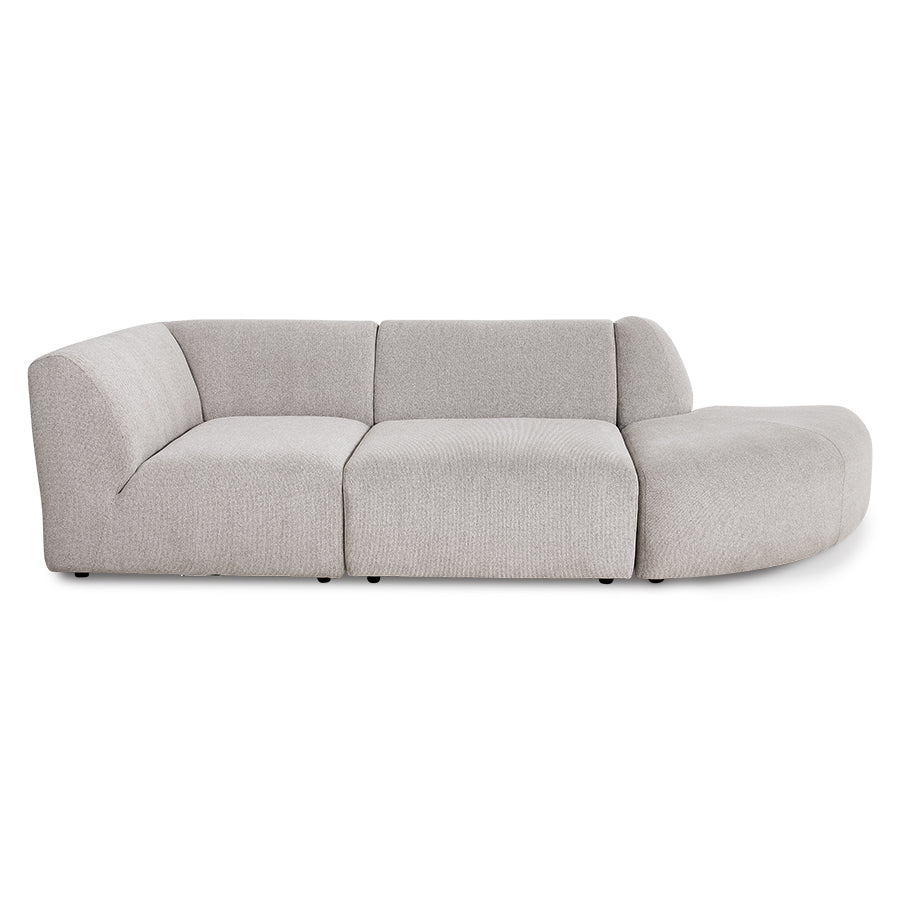 Jax couch: element middle - sneak | light grey - Urban Nest