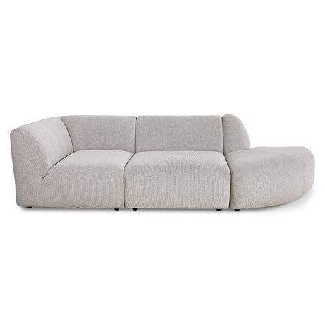Jax couch: set 3 elements -sneak | light grey - Urban Nest couch sofa