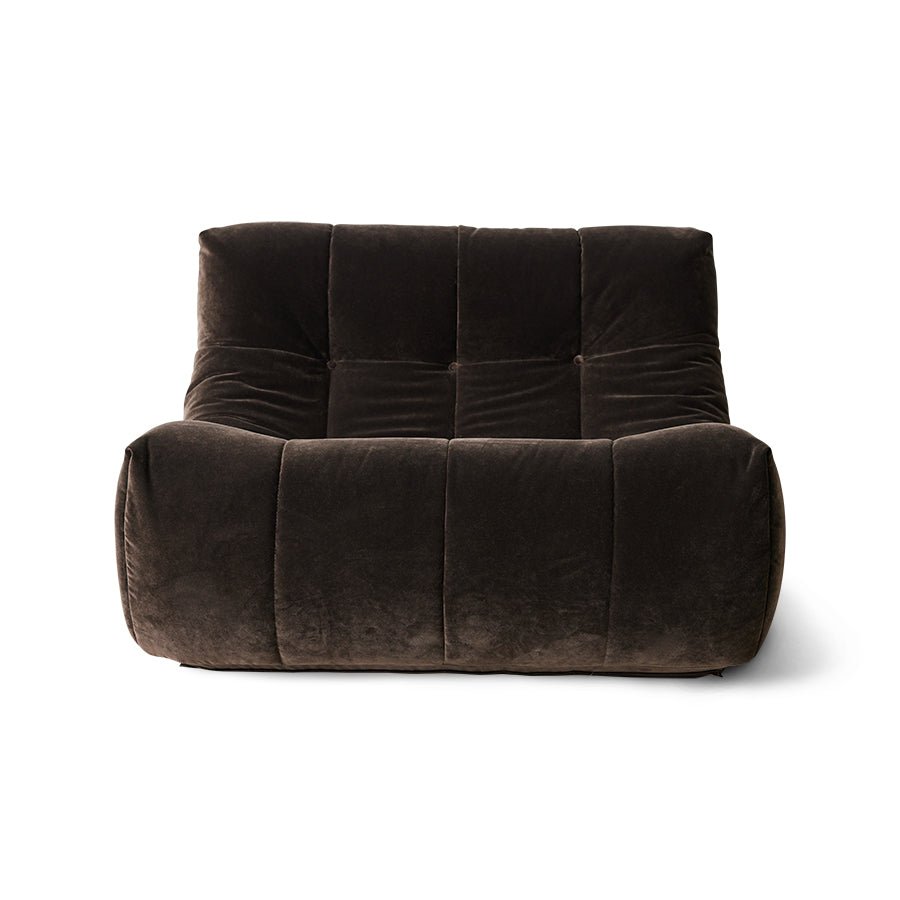 Lazy lounge chair - royal velvet espresso - Urban Nest