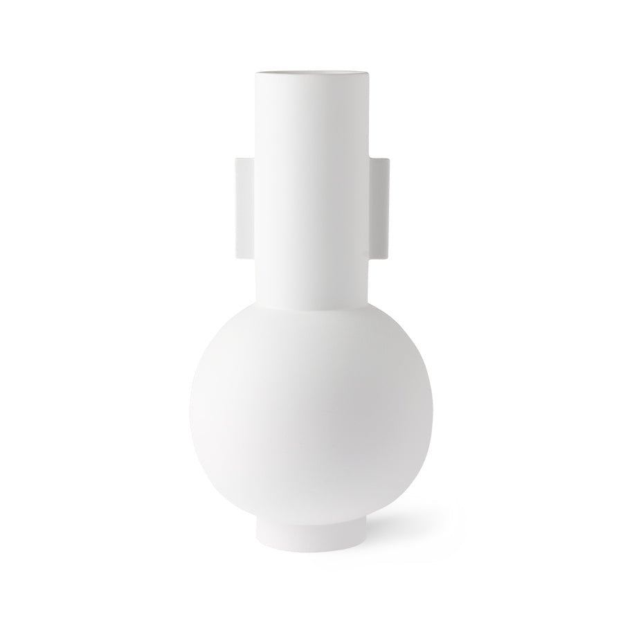 Matt white vase L - Urban Nest