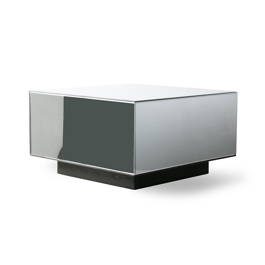 Mirror block table - clear - Urban Nest