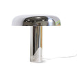 Mushroom table lamp, chrome - Urban Nest