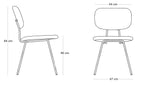 Pi dining chair - light grey - Urban Nest