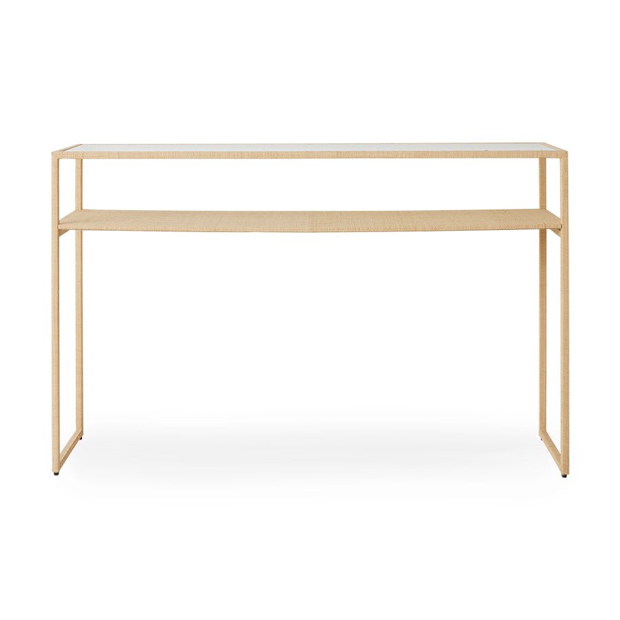 Raffia display console - Urban Nest