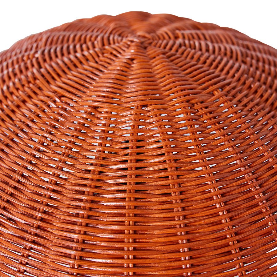 Rattan table lamp - coral - Urban Nest