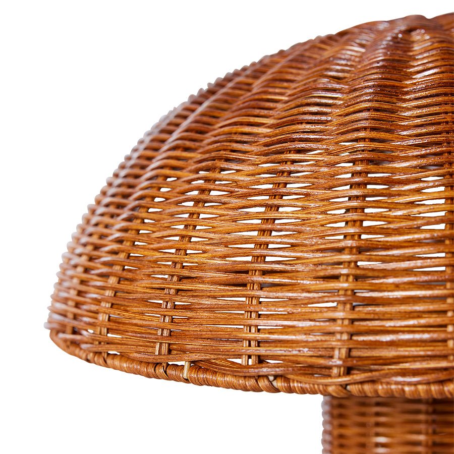 Rattan table lamp - natural - Urban Nest