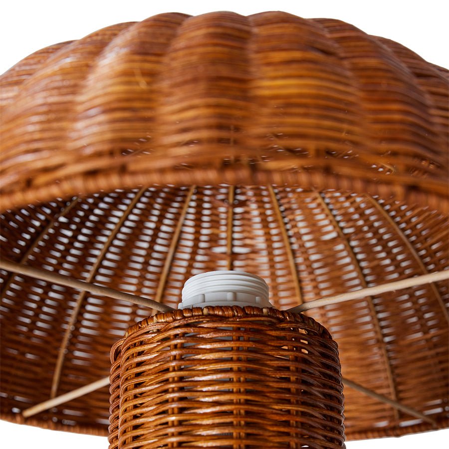 Rattan table lamp - natural - Urban Nest