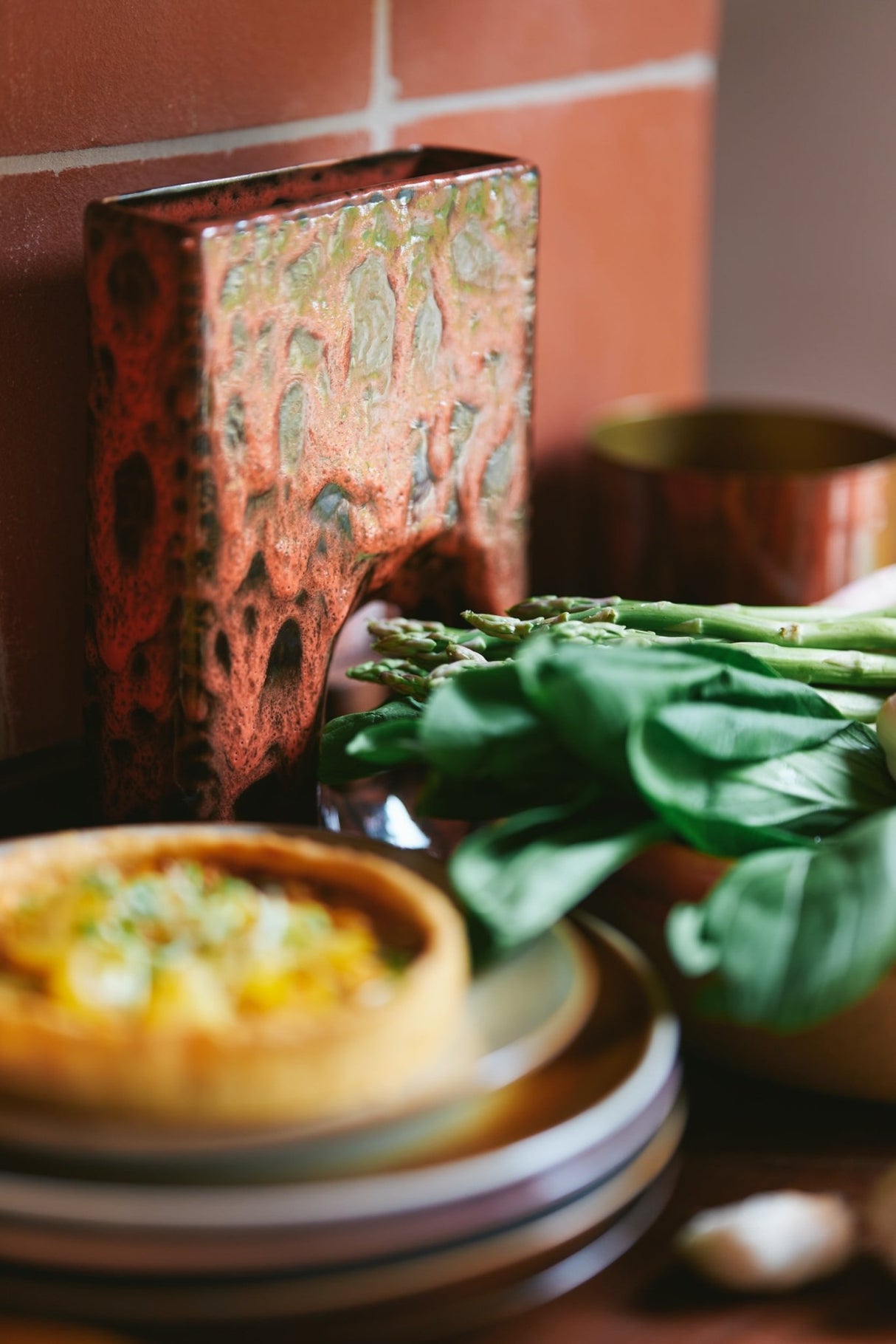 Retro vase M - coral - Urban Nest