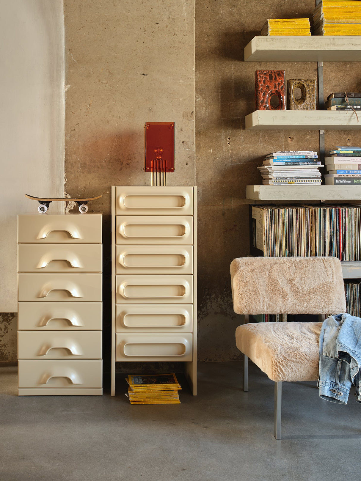 Retro vase M - coral - Urban Nest