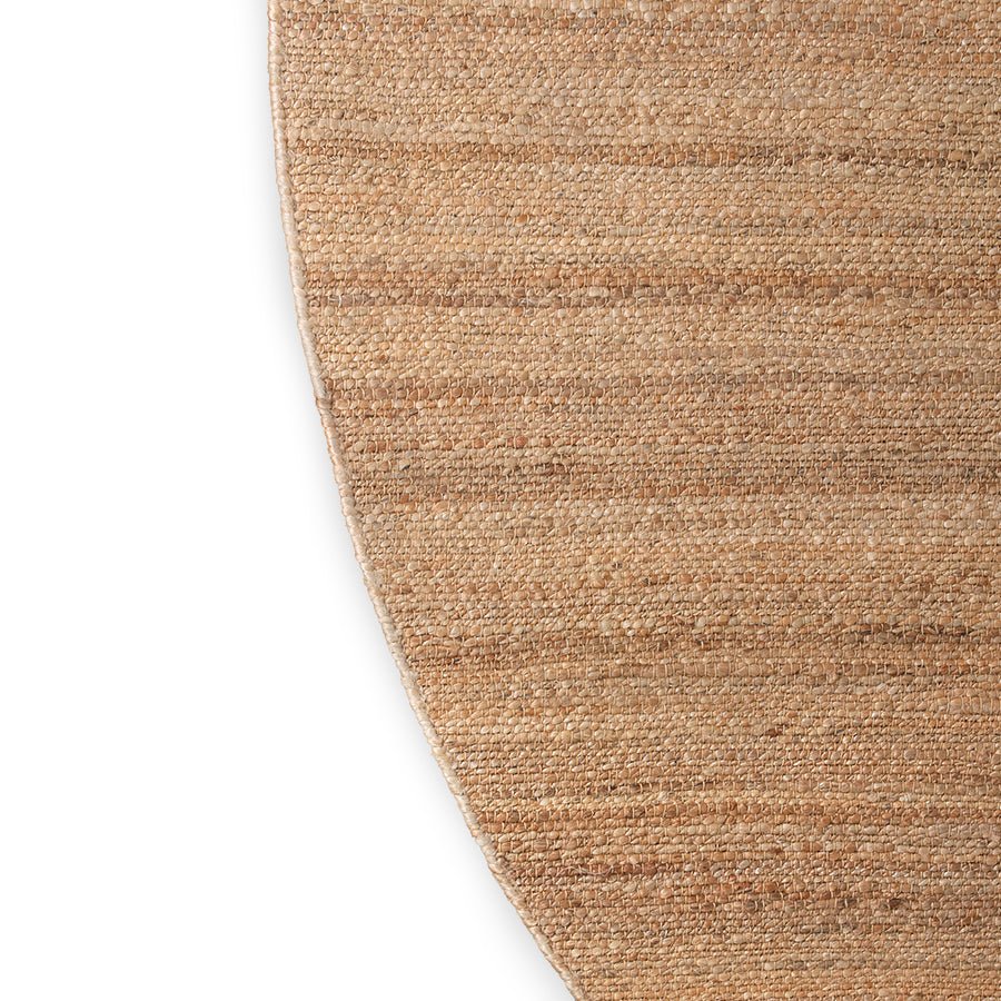 Round woven hemp rug - Urban Nest