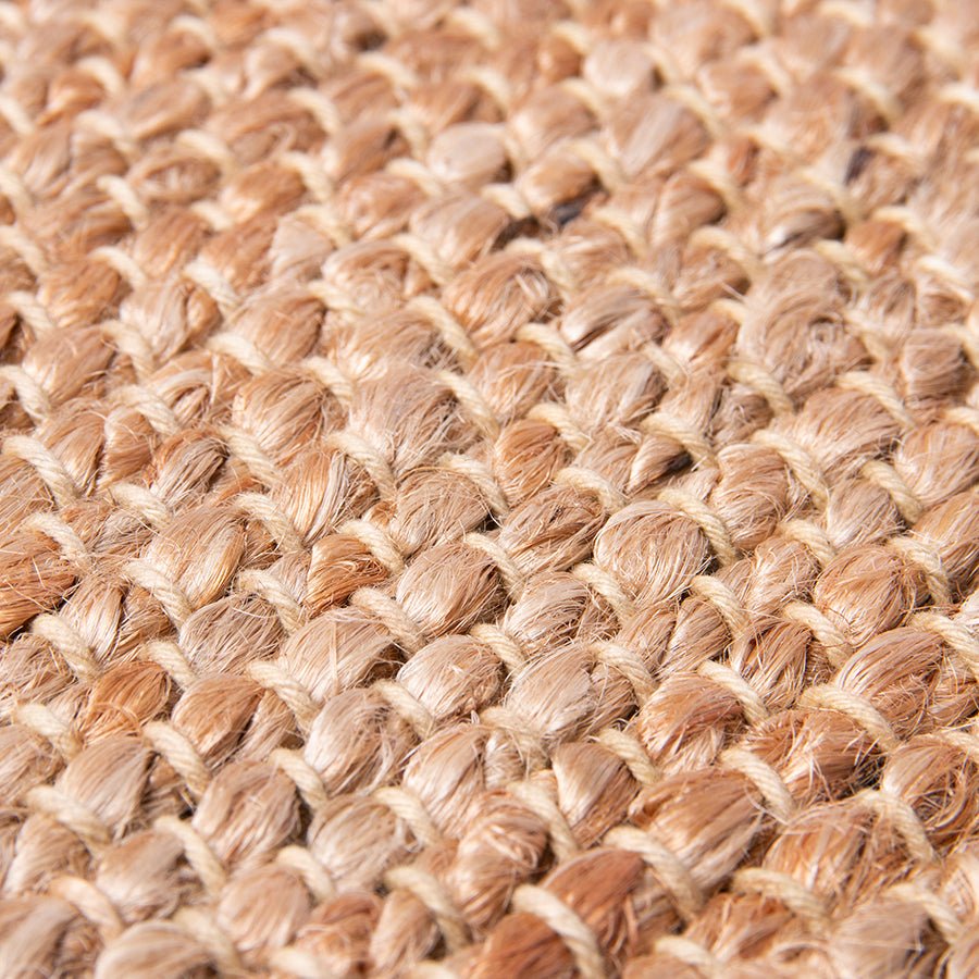 Round woven hemp rug - Urban Nest