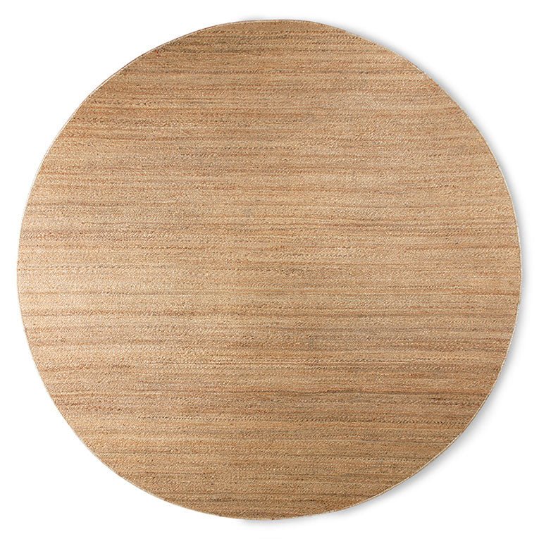 Round woven hemp rug - Urban Nest