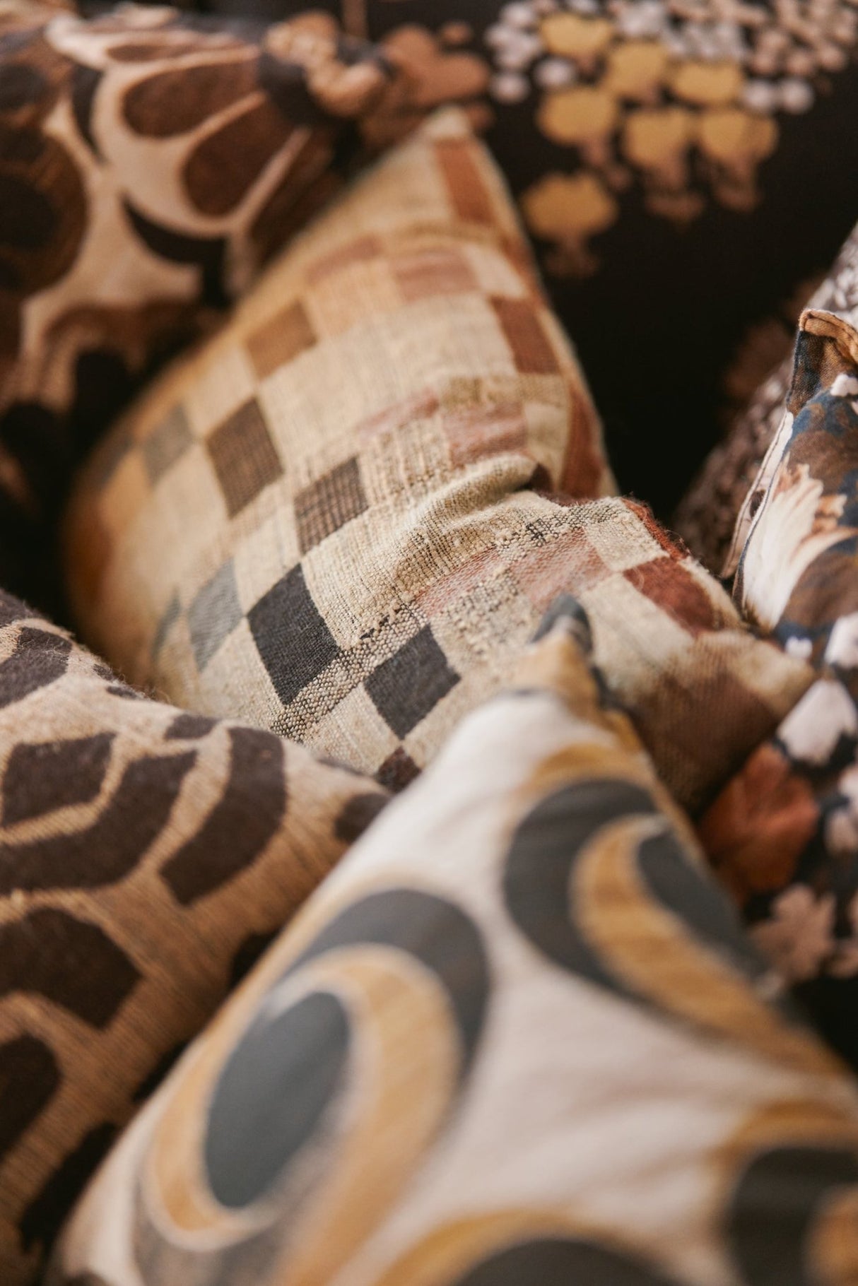 Silk cushion - rural - Urban Nest