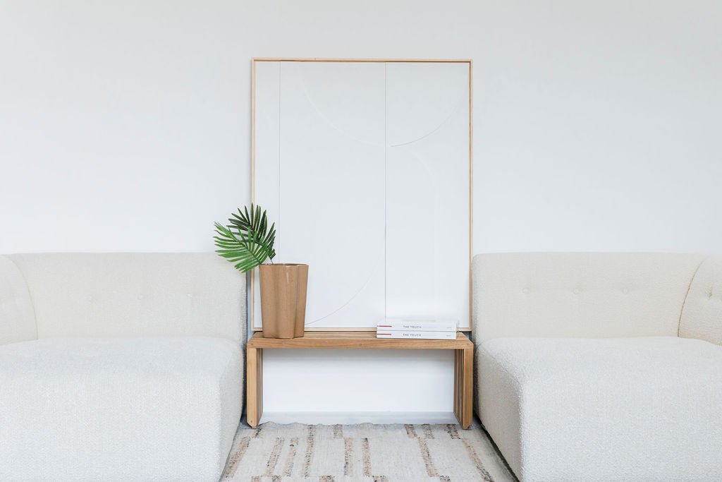 Slatted bench element - teak - Urban Nest