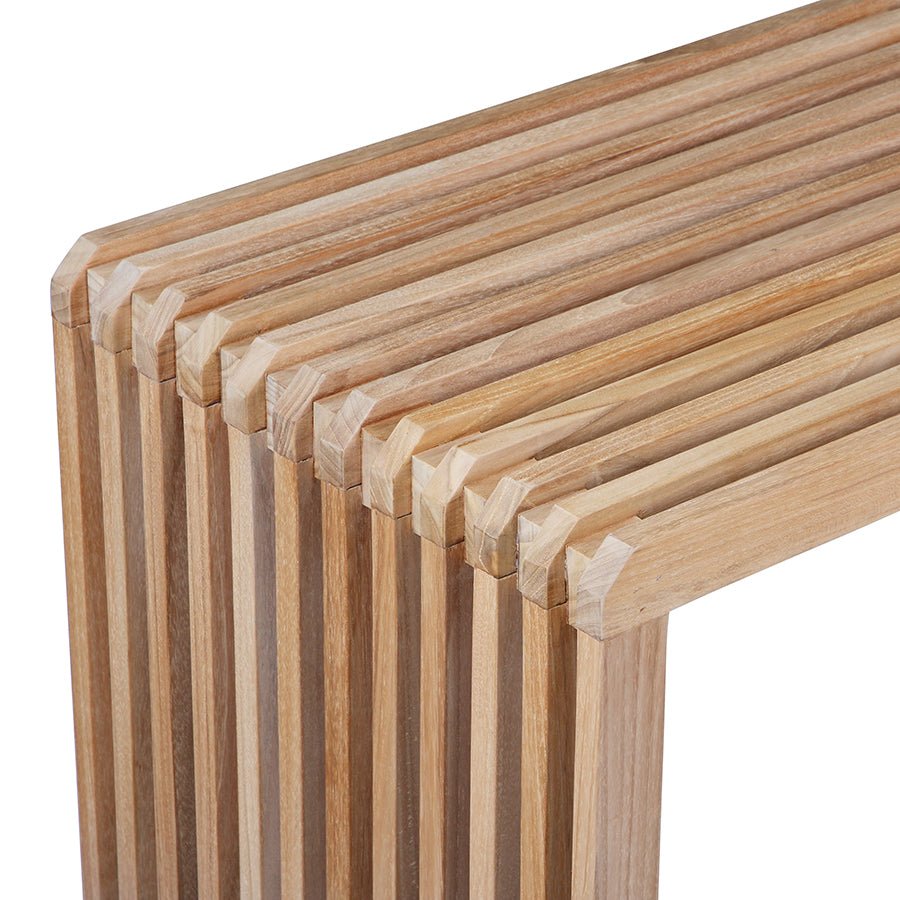 Slatted bench - teak - Urban Nest