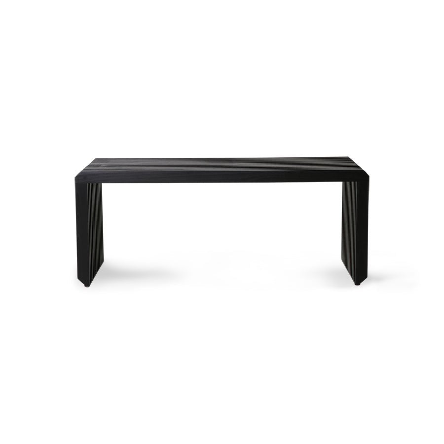 Slatted bench/element black - Urban Nest