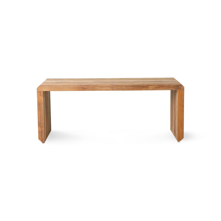 Slatted bench/element - teak - Urban Nest