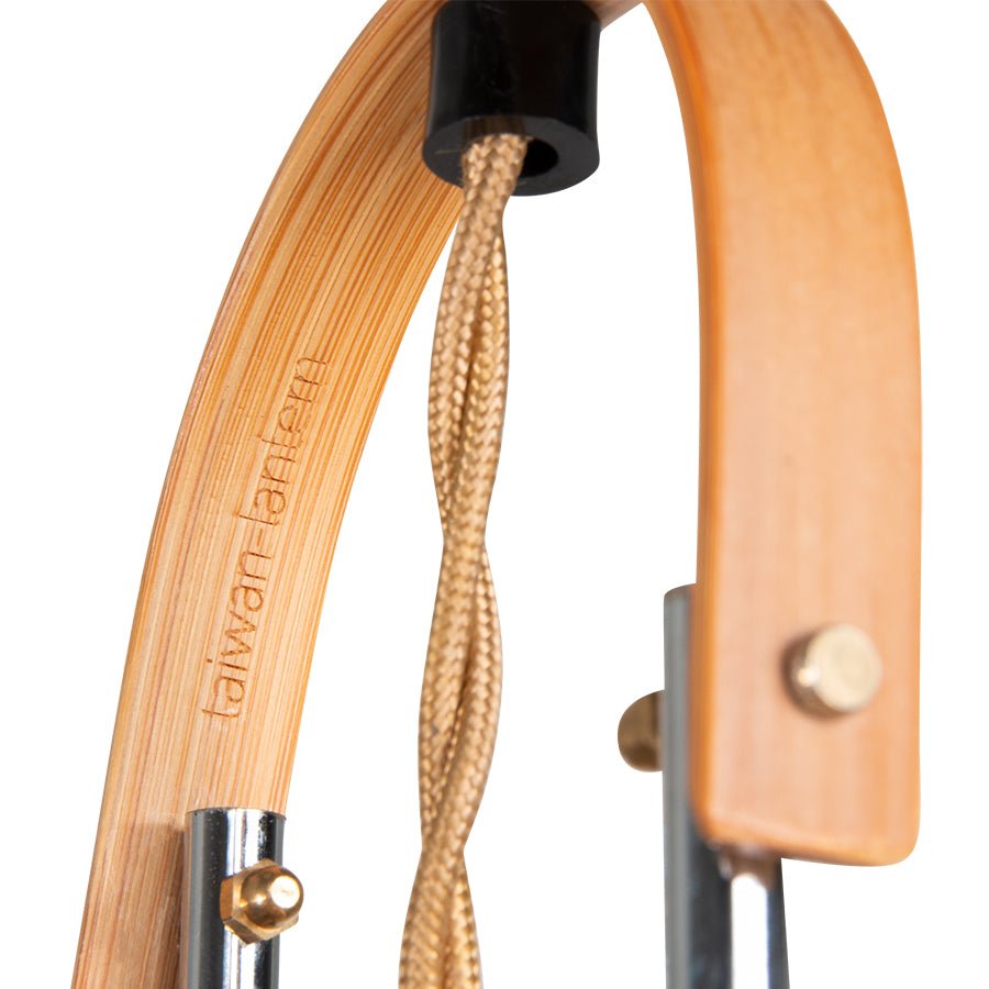 Traditional lantern: landscape painting - oval L - Urban Nest