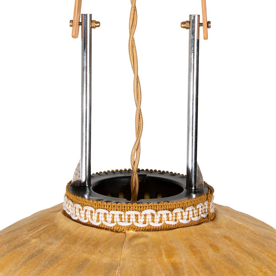 Traditional lantern: landscape painting - oval L - Urban Nest