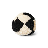 Woolen bolster cushion - black and white (13X50cm) - Urban Nest