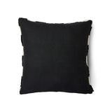 Woolen cushion black and white | statement - Urban Nest