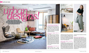 Janaika featured in Design Middle East Magazine - Urban Nest