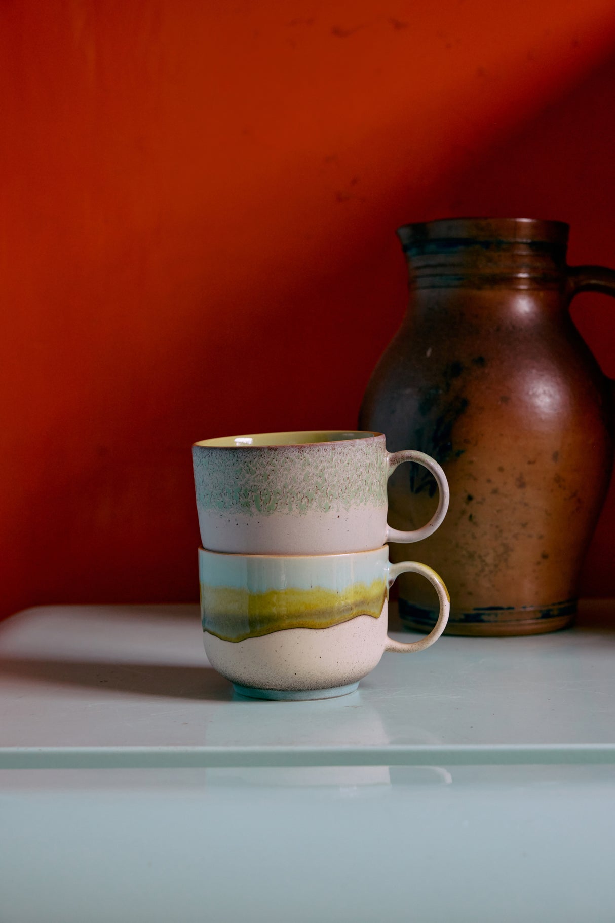 70s ceramics: tea cups neo, set of 2