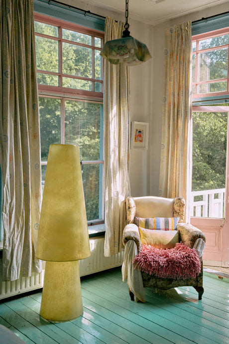 Abstract framed, scrawls