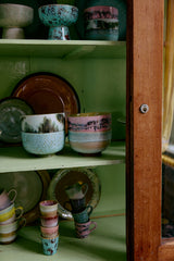 70s ceramics: ristretto mugs - futurisme (set of 4)