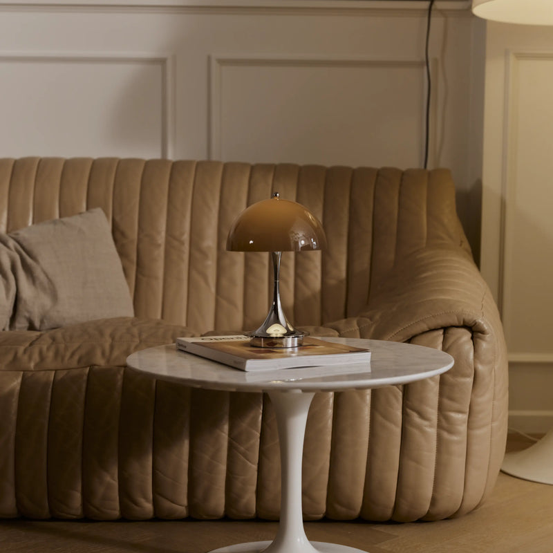 Panthella 160 chrome portable lamp | The originals