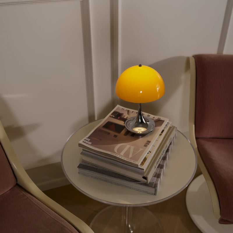 Panthella 160 chrome portable lamp | The originals