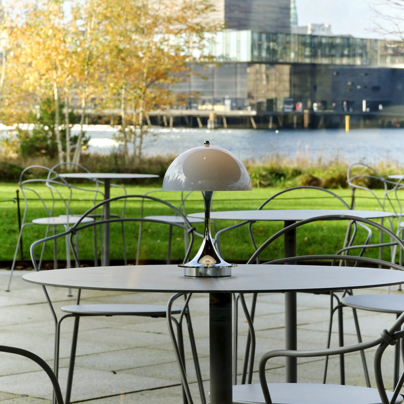 Panthella 160 chrome portable lamp | The originals