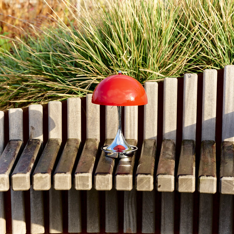 Panthella 160 chrome portable lamp | The originals