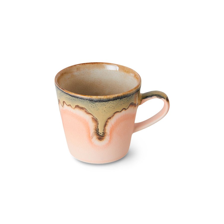 70s ceramics: americano mug blossom - Urban nest