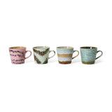 70s ceramics: cappuccino mugs, dada (set of 4) - Urban nest