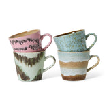 70s ceramics: cappuccino mugs, dada (set of 4) - Urban nest