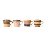 70s ceramics: cappuccino mugs vista (set of 4) - Urban nest